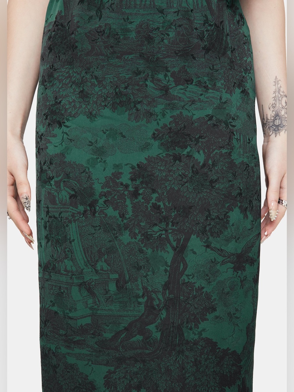 Disturbia Solara Toile Print Maxi Skirt US 10 / UK  14 - Picture 3 of 7